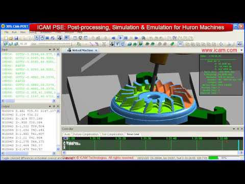 CAM Graphical Post-processing Solution for Huron MX100 - Video (41 mb)