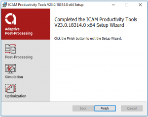 icam productivity tools finish